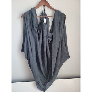 Lululemon Silk Viscose Scarf Wrap Scrug Heathered Gray Lightweight One Size